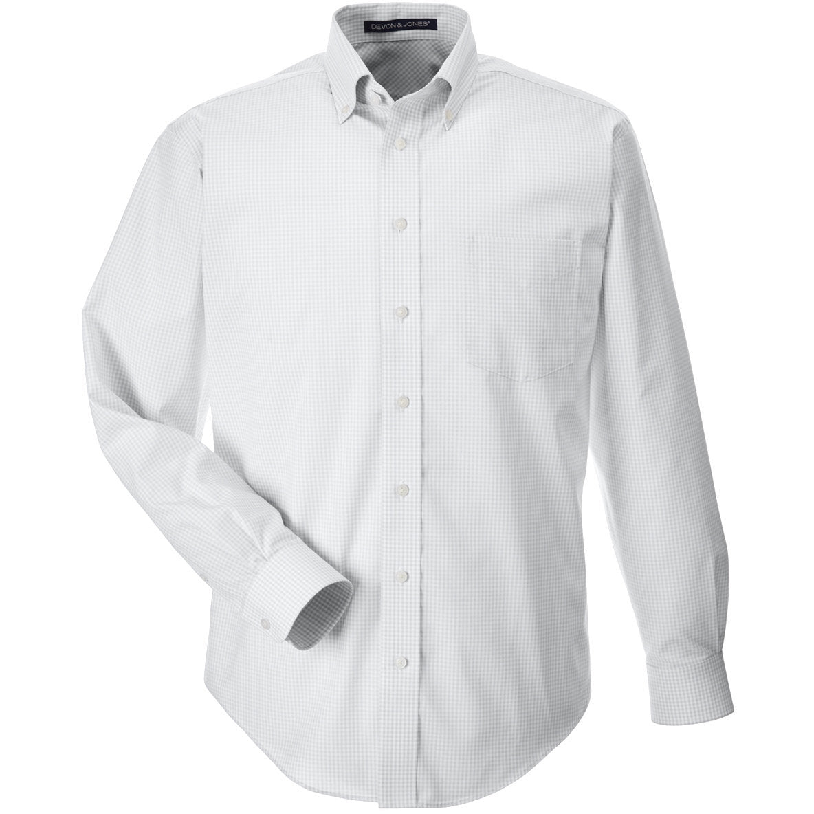 Devon & Jones Men's Crown Collection® Gingham Check Woven Shirt