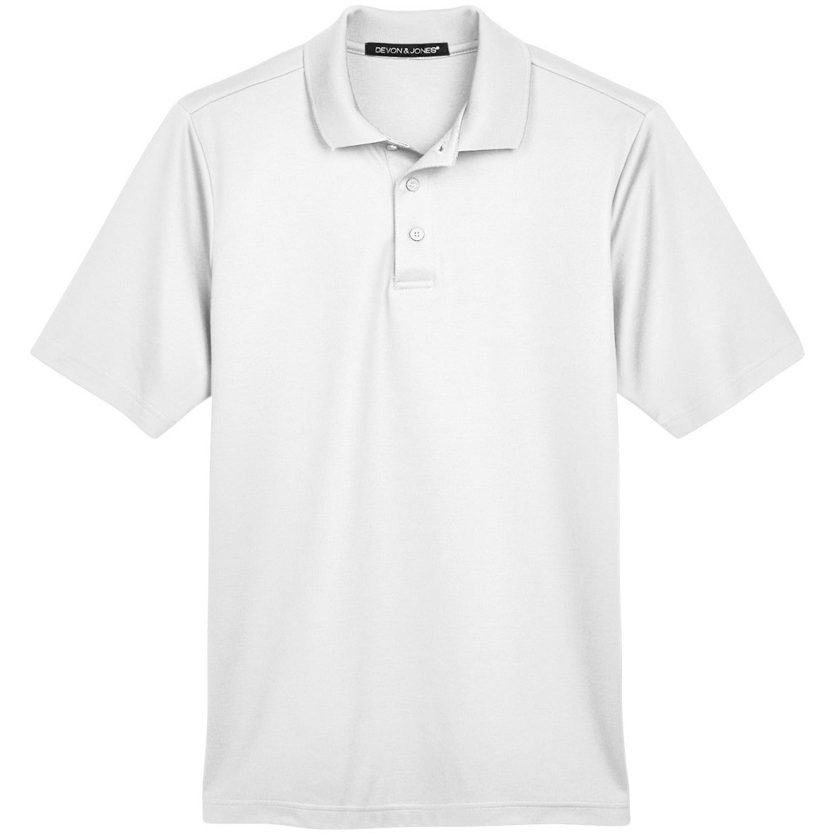 Devon & Jones CrownLux Performance® Men's Plaited Polo