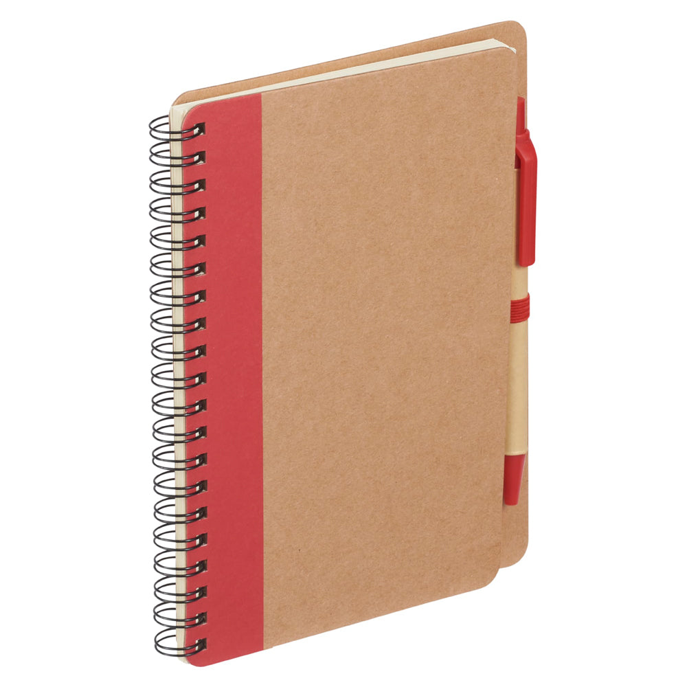5" x 7" Eco-Friendly Spiral Notebook with Pen