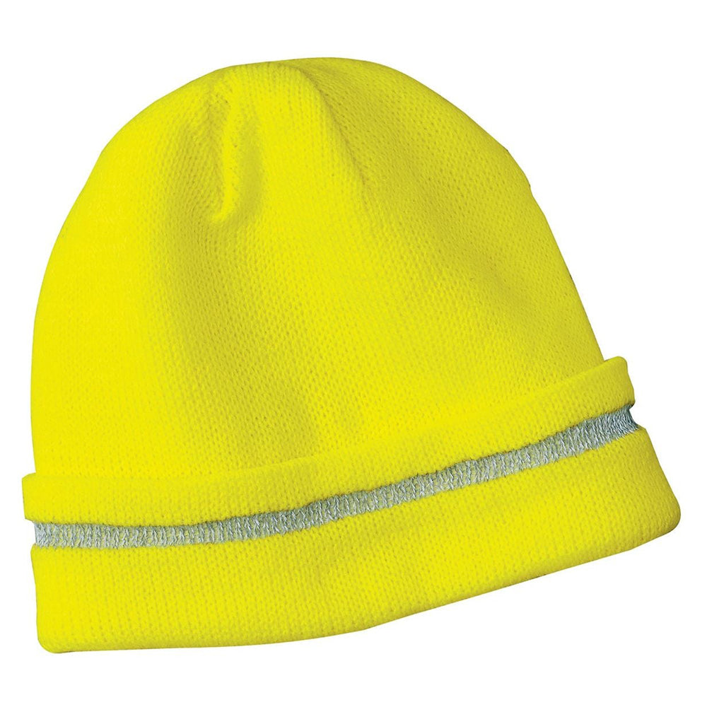 CornerStone® - Enhanced Visibility Beanie with Reflective Stripe
