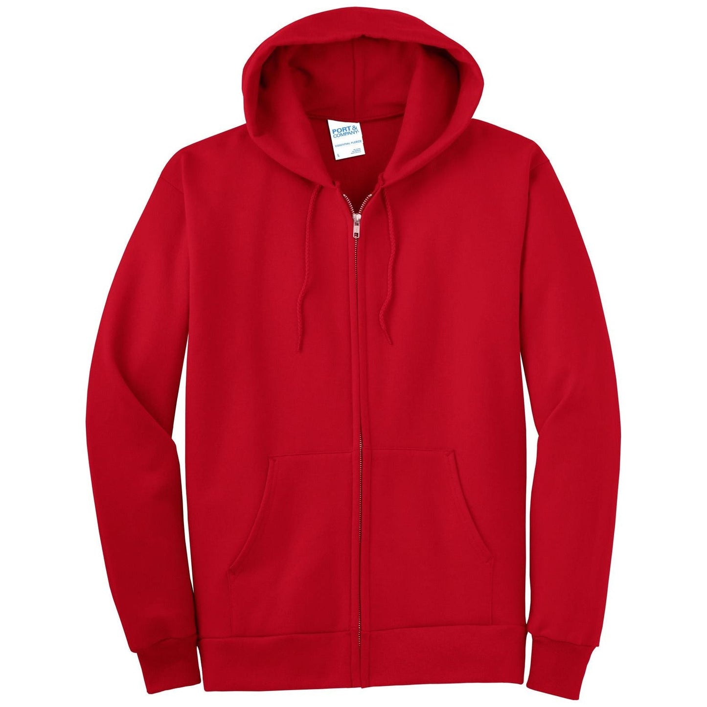 Port & Company - Essential Fleece Full-Zip Hooded Sweatshirt