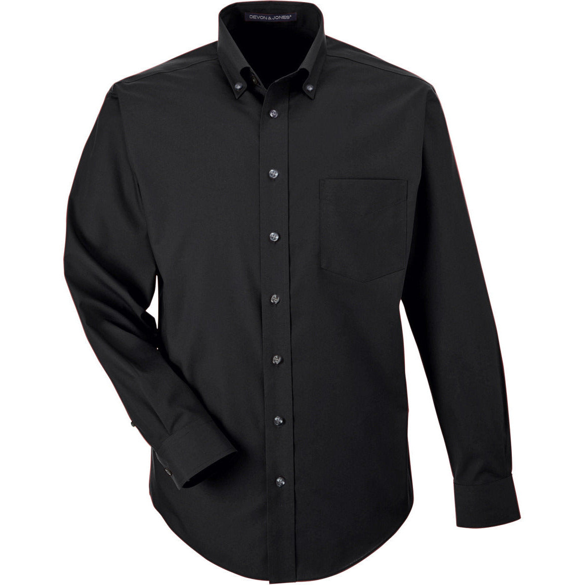 Devon & Jones Men's Crown Collection® Solid Broadcloth Woven Shirt