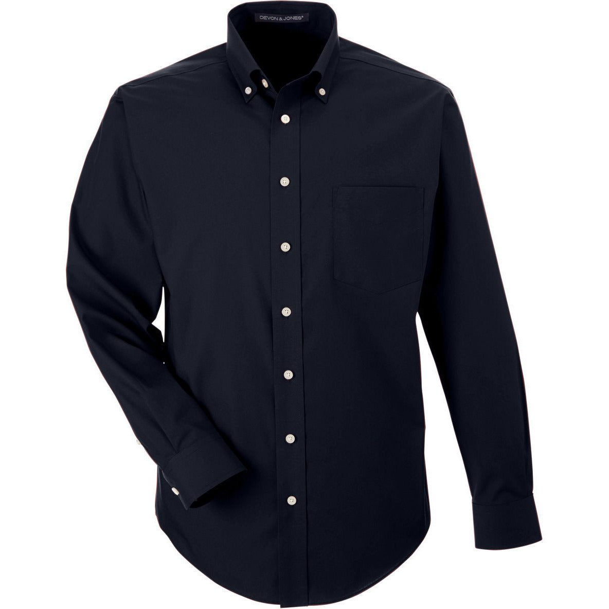 Devon & Jones Men's Crown Collection® Solid Broadcloth Woven Shirt