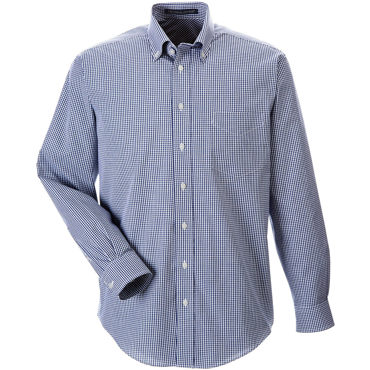 Devon & Jones Men's Crown Collection® Gingham Check Woven Shirt