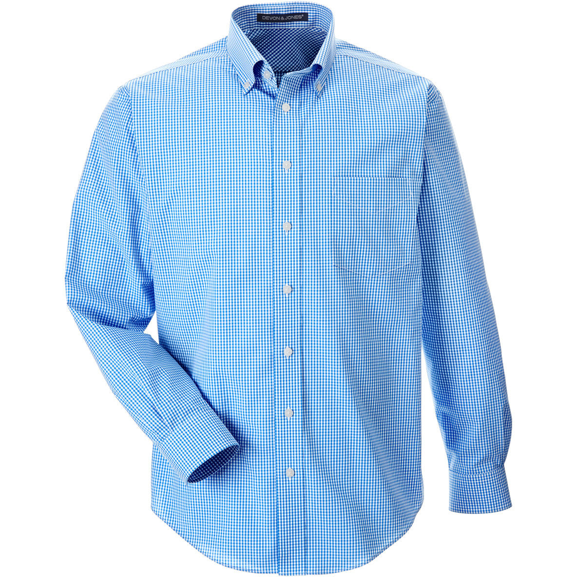 Devon & Jones Men's Crown Collection® Gingham Check Woven Shirt