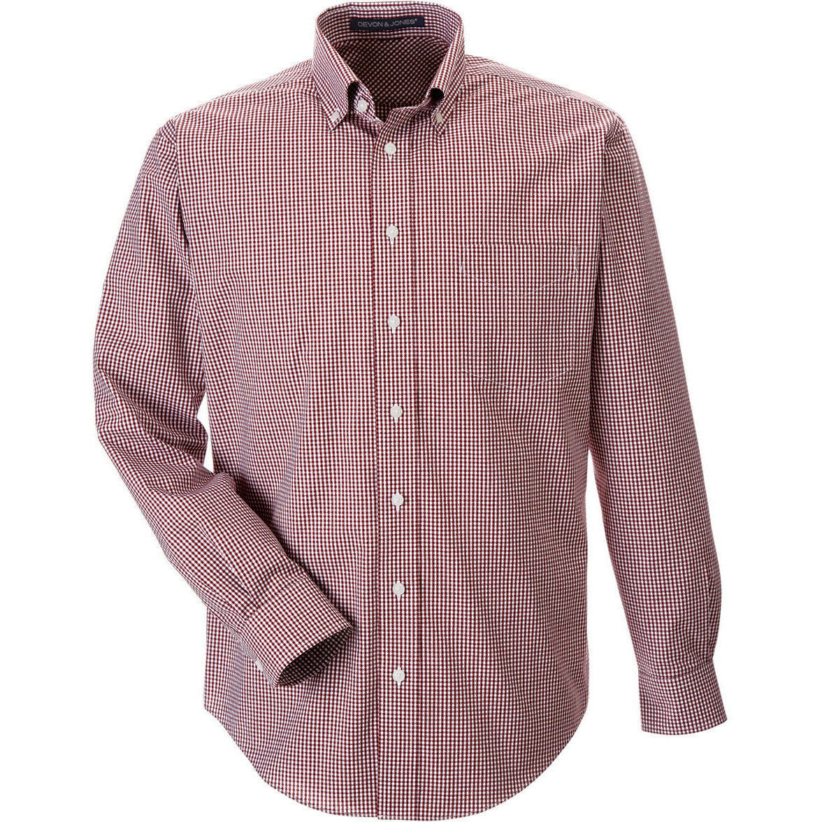 Devon & Jones Men's Crown Collection® Gingham Check Woven Shirt