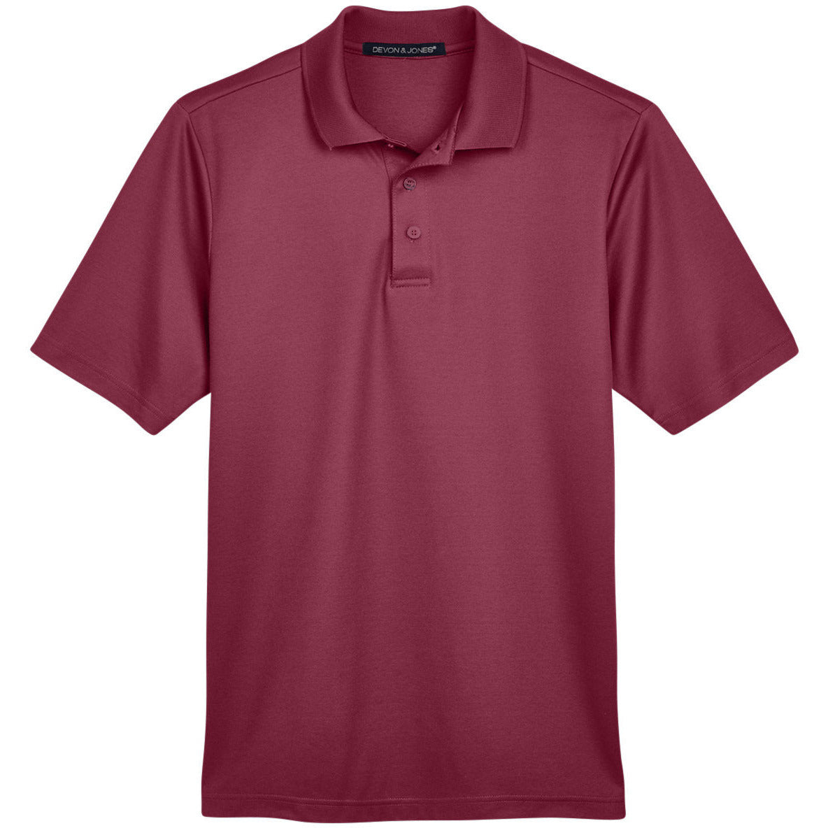 Devon & Jones CrownLux Performance® Men's Plaited Polo