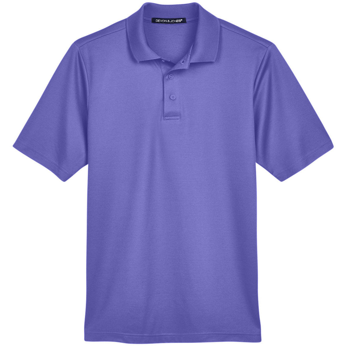 Devon & Jones CrownLux Performance® Men's Plaited Polo