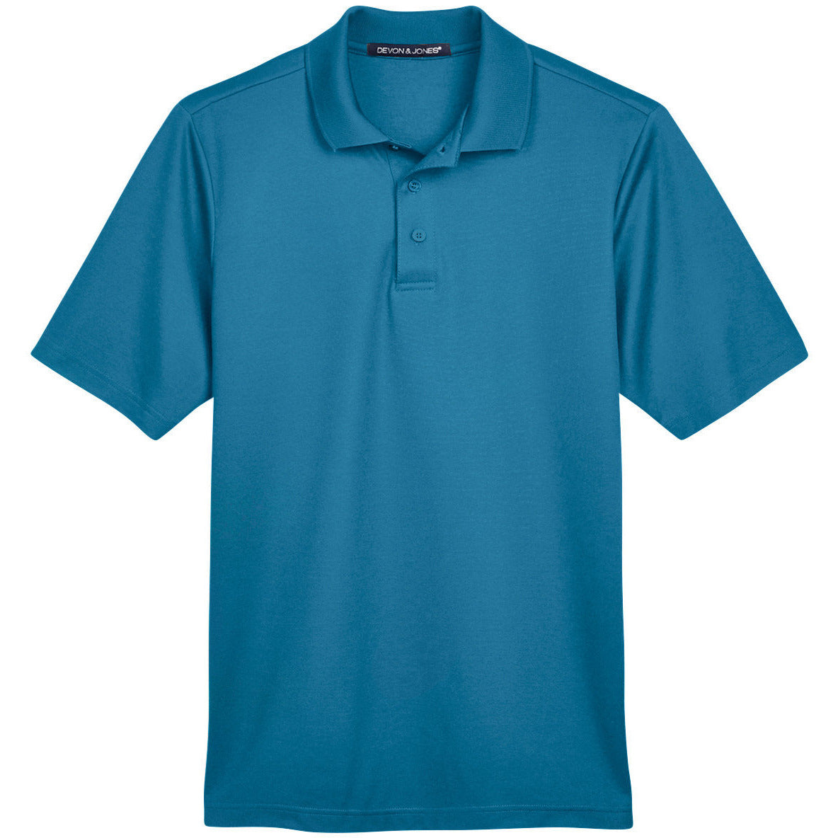 Devon & Jones CrownLux Performance® Men's Plaited Polo