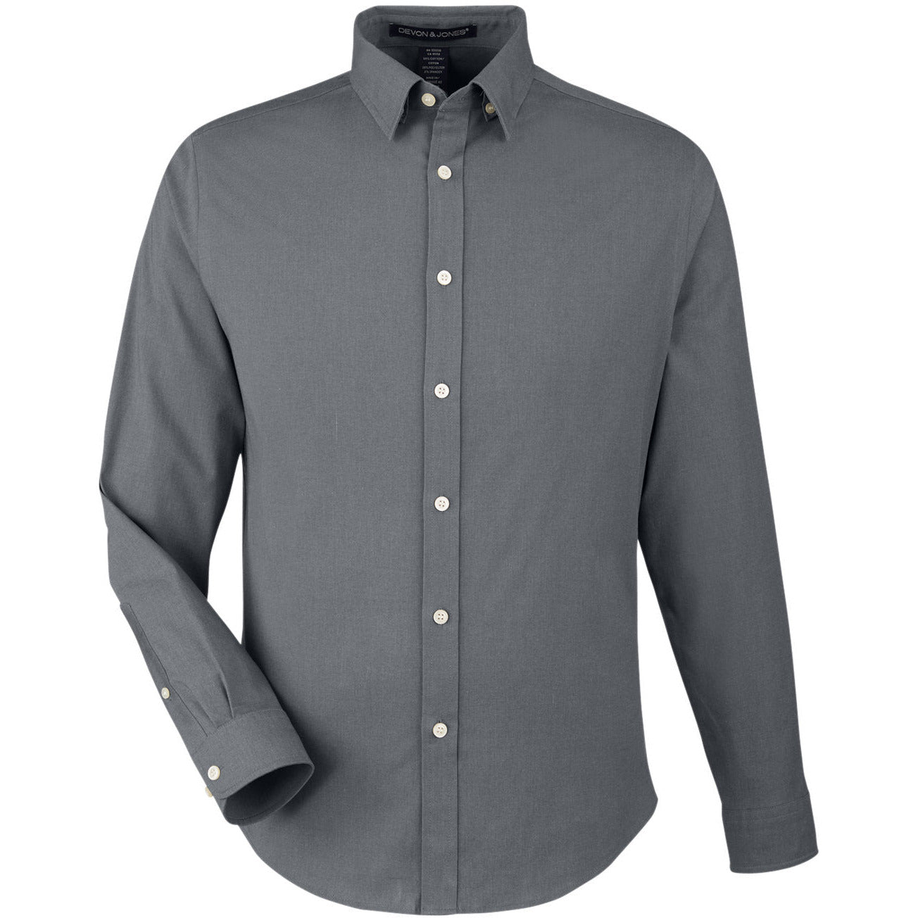 Devon & Jones CrownLux Performance® Men's Spencer Poplin Shirt