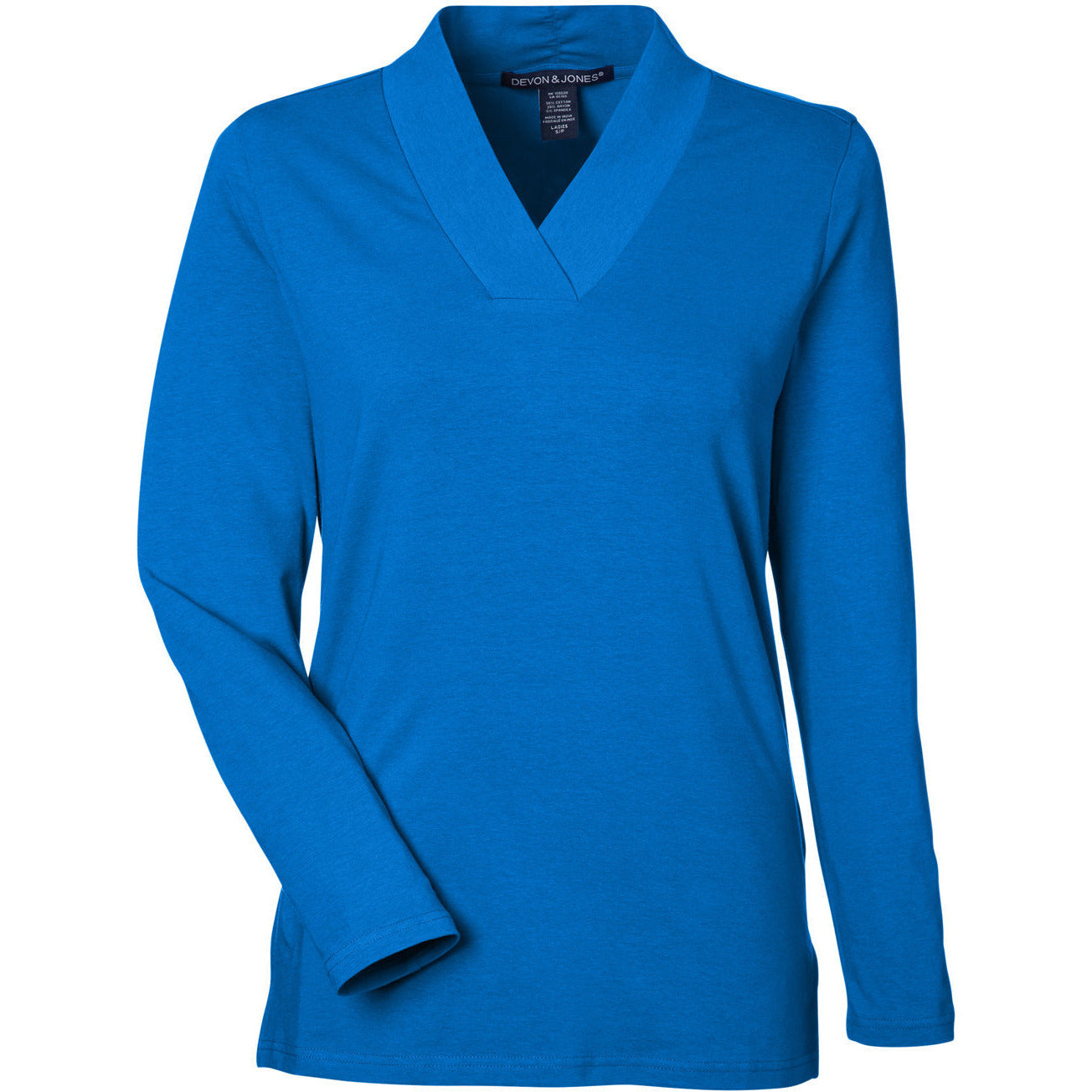 Devon & Jones Ladies' Raleigh Shawl Collar Knit Top
